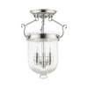 Livex Lighting Coventry 3 - Light Flush Mount in  Polished Nickel - 3 of 4