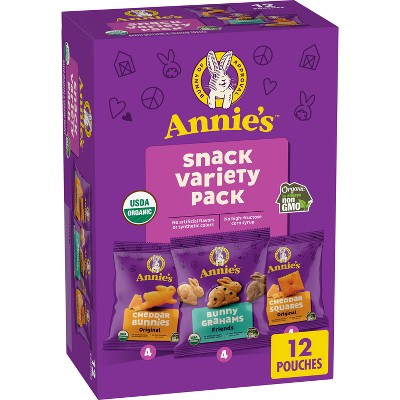 Annie's Homegrown Variety Snack Pack - 12ct
