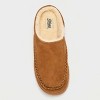 dluxe by dearfoams Men's Fraiser Slide Slippers - Chestnut - 3 of 4
