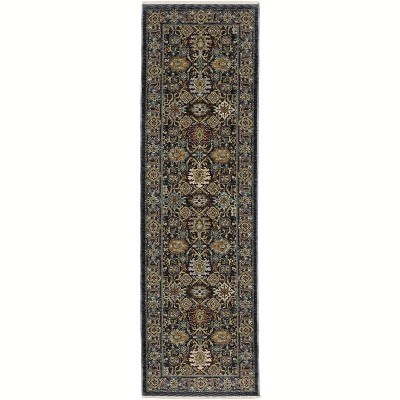 Oriental Weavers Aberdeen 4922D Blue/ Multi Indoor Area Rug - 2'3" x 7'6"