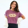 Simply Sage Market Women's Find Me In The Garden Short Sleeve Garment Dyed Tee - 2 of 4