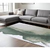 HomeRoots 8' X 11' Gray and Green Abstract Non Skid Area Rug - 2 of 4