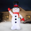 Occasions 20' INFLATABLE SNOWMAN, Tall, Multicolored - 2 of 4