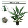 Floral Home 3' Spathiphyllum Plant in Pot - 6-Piece - 4 of 4