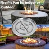 Orieon 25-Inch Round Drop-In Fire Pit Pan, Stainless Steel Gas Burner Insert with Spark Ignition Kit, 48,000 BTU. - 2 of 4