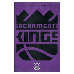 Trends International NBA Sacramento Kings - Logo 25 Framed Wall Poster Prints - 1 of 4
