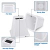 Aoibox 6 Inch Heavy Duty Furniture Bed Risers White 2200 lbs Support Anti-Slip Elevator for Sofa Table Chair 4 Pack - 3 of 4