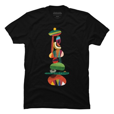 Men's Design By Humans Totem By radiomode T-Shirt