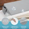 YEERSWAG King Size Headboard Pillow Bed Filler Support Foam Wedge Pillow Gray - 2 of 4
