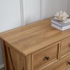 Sapphtopaz Farmhouse Dresser for Bedroom with Drawers and Round Handles Modern Tall Dresser Closet Organizer for Living Room, Nursery - 4 of 4