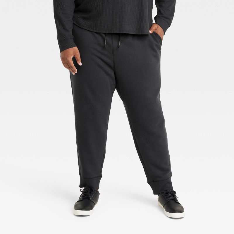 Men's Cotton Fleece Joggers - All In Motion™, 1 of 3