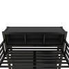 Sapphtopaz Metal Loft Bed with Wardrobe, L-shaped Desk, Headboard & Storage Cubes and Shelves, Space-Saving Versatile Gaming Loft for Kids - 3 of 4