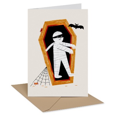 Halloween Card Mummy Comes Alive