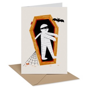 Halloween Card Mummy Comes Alive - 1 of 3
