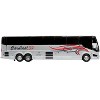 Prevost H3-45 Coach Bus "Cardinal Transportation" Silver Metallic w/Graphics Ltd Ed 1/87 (HO) Diecast Model by Iconic Replicas - 2 of 3
