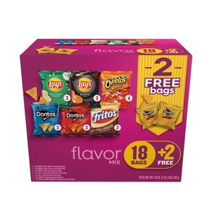 Frito-Lay Variety Pack Flavor Mix Chips - 20oz/20ct - 1 of 4