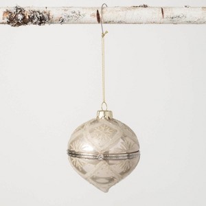 Sullivans Cloche Glass Ornament 3.5"H Gold - 1 of 3