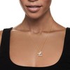 Ross-Simons 0.31 ct. t.w. Diamond Shark Pendant Necklace With Black Diamond Accent in 18kt Gold Over Sterling Size 18 - 2 of 3