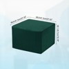 Unique Bargains Elastic Living Room Bedroom Square Foot Stool Cover - 2 of 4