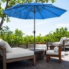 Nature Spring 9-ft Easy Crank Patio Umbrella with Vented Canopy for Deck, Balcony, Backyard, or Pool - 2 of 4