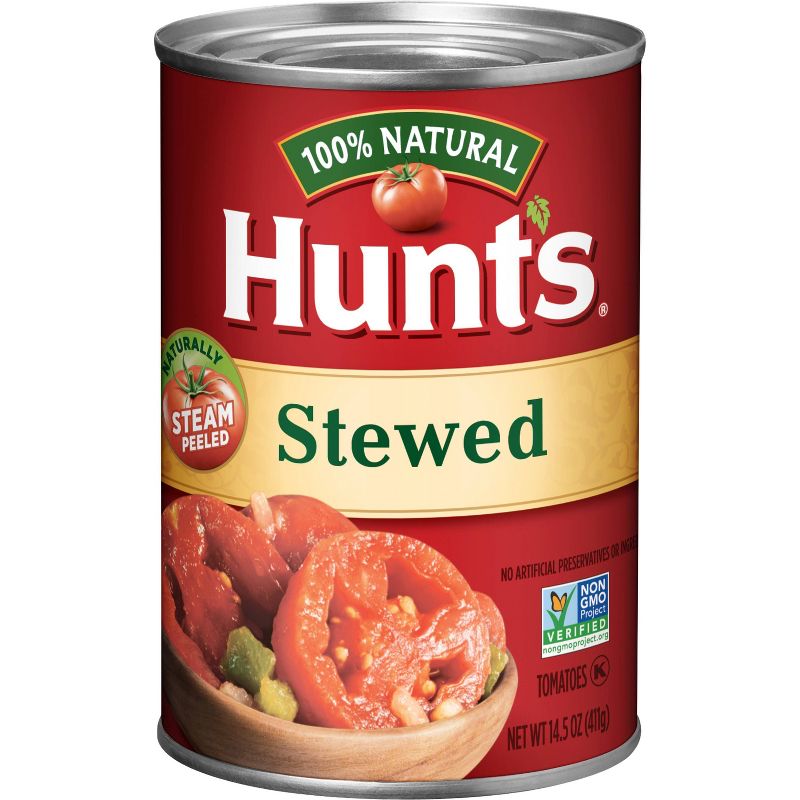 Hunt&#39;s 100% Natural Stewed Tomatoes - 14.5oz, 1 of 6