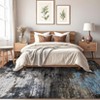 Modern Area Rugs Abstract Print Accent Carpet with Non-Slip Backing - 3 of 4