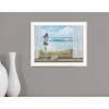 HomeRoots Irises on Windowsill White Framed Print Wall Art - 2 of 4