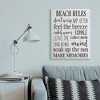 Stupell Industries Beach House Rules Relaxing Activities Black White List - 2 of 4