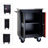 VASIP Double-Door Dustproof Tool Cart  with Layered Clapboard, Multifunctional Tool for Home,Garage - 3 of 4