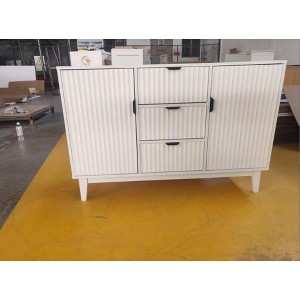 MDF Wave Pattern Sideboard with 3 Drawers & 2 Doors - 1 of 1