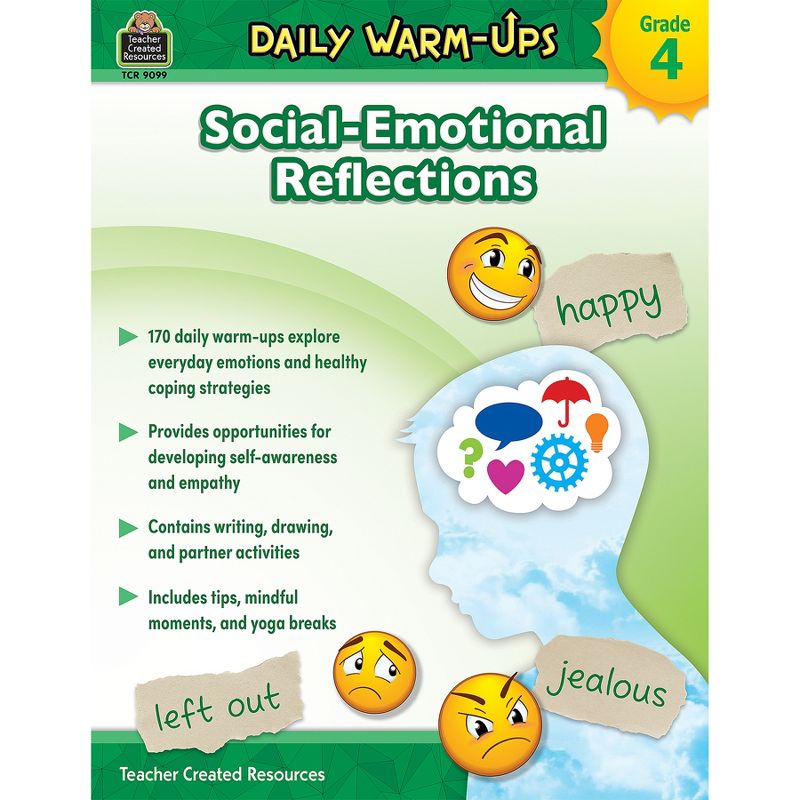 Teacher Created Resources® Daily Warm-Ups: Social-Emotional Reflections (Gr. 4), 1 of 2