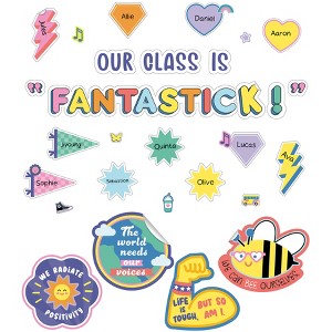 Carson Dellosa Education We Stick Together Our Class is Fantastic Bulletin Board Set - 1 of 3