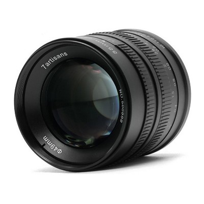 7artisans 55mm f/1.4 Manual Fixed Lens for Fujifilm X Mount Cameras (Black)