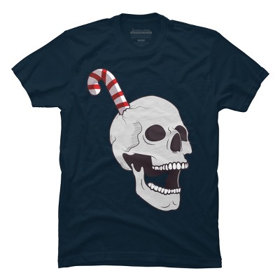 Men's Design By Humans Christmas skull By AllenStudio T-Shirt