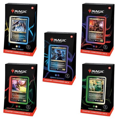 Magic The Gathering Magic: The Gathering Starter Commander Deck Bundle – Includes All 5 Decks