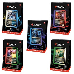 Magic The Gathering Magic: The Gathering Starter Commander Deck Bundle – Includes All 5 Decks - 1 of 4