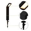 C Cattleya 16" 4.5W Low Voltage Black Aluminum LED Outdoor Landscape Path Lights - 3 of 4