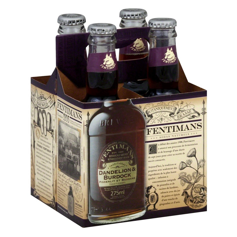 UPC 667450001140 product image for Fentimans Dandelion Burdock Soda - 4pk/9.3 fl oz Glass Bottles | upcitemdb.com