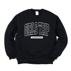Simply Sage Market Women's Graphic Sweatshirt Girls Trip Varsity - 1 of 3