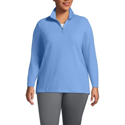 Lands' End Women's Anyweather Fleece Quarter Zip Pullover