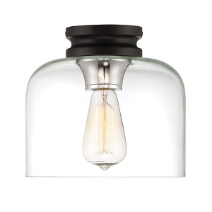 Designers Fountain Ezra 1 - Light Flush Mount in  Black - 1 of 1