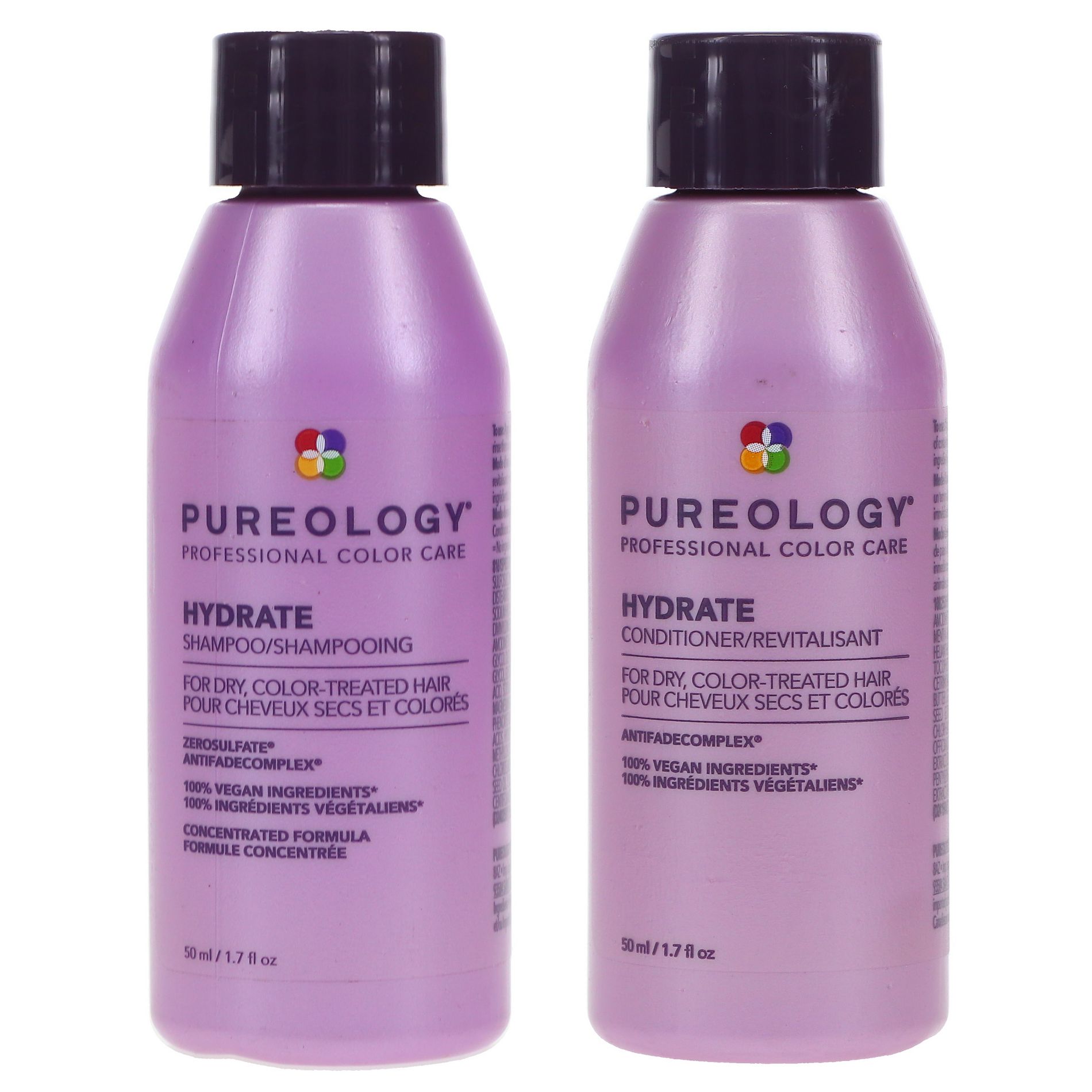 Pureology Hydrate Shampoo 1.7 oz & Conditioner 1.7 oz Combo Pack