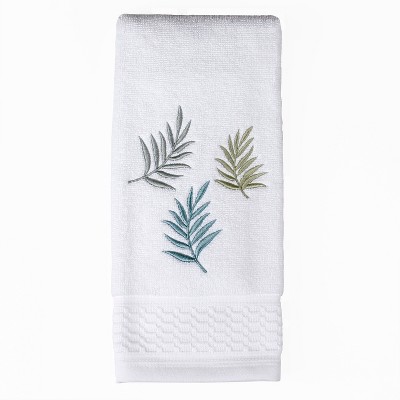 Maui Embroidered Hand Towel White - Saturday Knight Ltd.