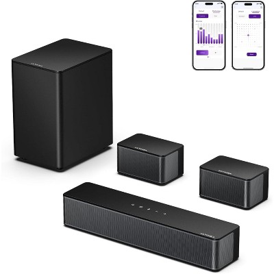 ULTIMEA 5.1 Sound Bar for Smart TV, Virtual Surround Sound System for TV