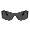 Burberry BELLA BE 3137 110987 Womens Rimless Sunglasses Dark Grey 45mm - 2 of 3