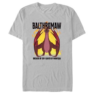 Men's Rick And Morty Balthromaw Breaker of Sky, Slayer of Mountain T-Shirt - 1 of 4