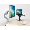 Mount-It! Single Monitor Arm Mount | Full Motion Height Adjustable Articulating Mechanical Spring Arm | Fits 24 - 32 Inch  | C-Clamp and Grommet Base - 4 of 4