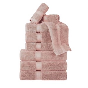 Luxury Cotton Heavyweight Ultra-Plush 9 Piece Towel Set by Blue Nile Mills - 1 of 4