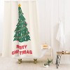 April Lane Art Merry Christmas Tree Shower Curtain - Deny Designs - 2 of 3