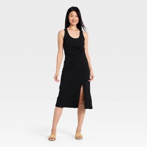 Vestido Midi con Lazada y Torsión para Mujer - A New Day™
